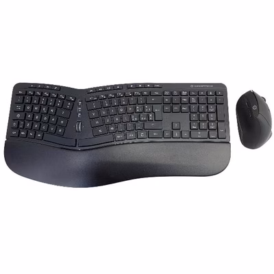 Immagine di CONCEPTRONIC KIT TASTIERA E MOUSE ERGONOMICI WIRELESS ORAZIO02IT