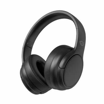 Immagine di Cuffie senza filo Nero CONCEPTRONIC CUFFIE STEREO BLUETOOTH 5.4, Ingresso Audio 3.5mm PARRIS03B