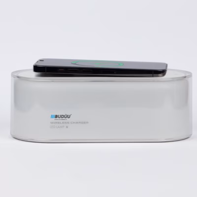 Immagine di Caricabatterie wireless/senza fili Bianco adattatore proprietario PRODOTTI BULK SUNSET - Lampada e s