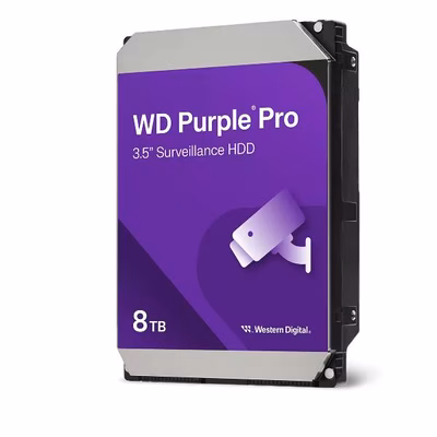 Immagine di Hdd interni 8000GB sata WESTERN DIGITAL WD HDD AV WD8002PURP