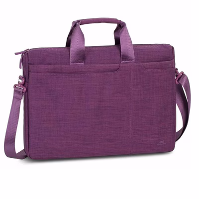 Immagine di Borsa a tracolla notebook da 15.6 poliestere Viola RIVACASE Borsa per Notebook da 15.6" - viola 8335
