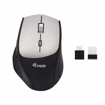 Immagine di CONCEPTRONIC EQUIP - MOUSE ERGONOMICO WIRELESS 6-TASTI 2400dpi 245115
