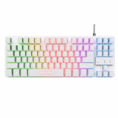 Immagine di TRUST GXT 833 THADO TASTIERA ECO ILLUMINATA TKL - BIANCO 24738