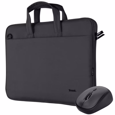 Immagine di Notebook da 16 rpet Nero TRUST BOLOGNA SET ECO BORSA LAPTOP FINO A 16" + MOUSE - 24988