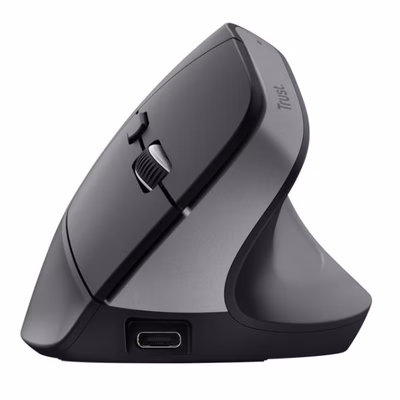 Immagine di Mouse ergonomico TRUST 25146 wireless verticale plastica riciclata