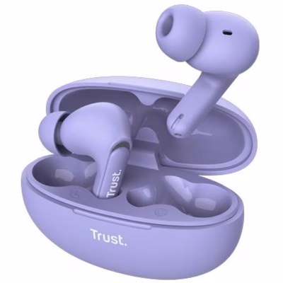 Immagine di Auricolari senza filo si bluetooth Viola TRUST YAVI BT AURICOLARI EARBUDS TRUE WIRELESS BLUETOOTH 25