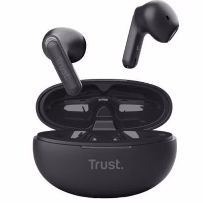 Immagine di Auricolari senza filo si bluetooth Nero TRUST YAVI BT AURICOLARI EARPHONES TRUE WIRELESS BLUETOO 252