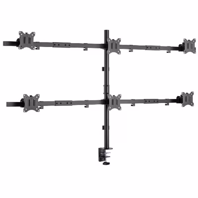 Immagine di 17 -32 articulating 6 monitor desk