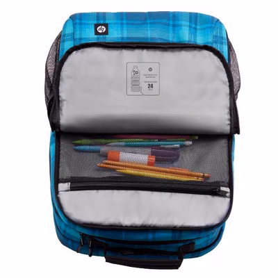 Immagine di Notebook da 15.4 - 16 poliestere riciclato Nero HP Zaino HP Campus XL Tartan plaid 7J594AA