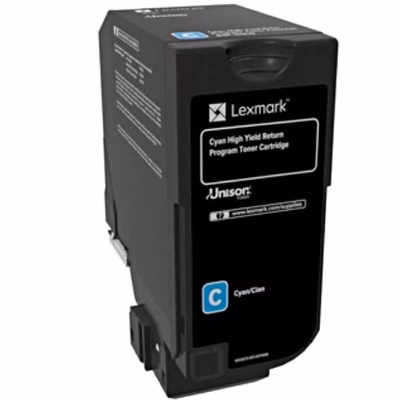 Immagine di Toner Laser LEXMARK 84C2HCE ciano 16000 copie