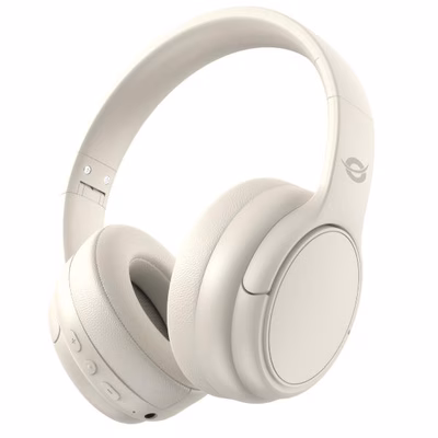Immagine di Cuffie senza filo Bianco CONCEPTRONIC CUFFIE STEREO BLUETOOTH 5.4, Ingresso Audio 3.5mm PARRIS03C
