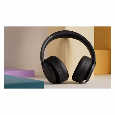 Immagine di Cuffie senza filo Nero PHILIPS CUFFIE WIRELESS CON MICROFONO CANCELLAZIONE RUMORE TAH6509BK/00