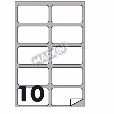 Immagine di Cf1000 etichette 10 fgx100 -70x52mm