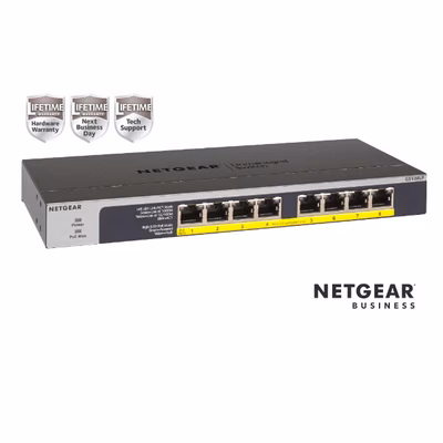 Immagine di Switch NETGEAR NETGEAR SMB High GS108LP-100EUS