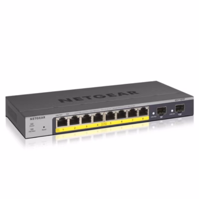 Immagine di Switch NETGEAR NETGEAR GS110TP Switch Smart Managed Pro 8 porte G GS110TP-300EUS
