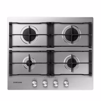 Immagine di Piano cottura gas acciaio inox grigio SAMSUNG NA64H3010AS