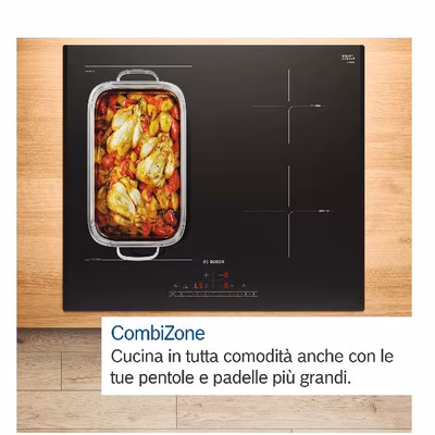 Immagine di Piano cottura elettrici vetro ceramica Nero BOSCH PVS611BB6E