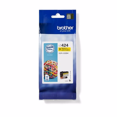 Immagine di Inkjet BROTHER LC424Y giallo 750 copie