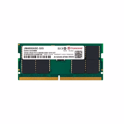 Immagine di Modulo di memoria dimm 32GB ddr5 tft 4.800 mhz TRANSCEND JM4800ASE-32G - DRAM DDR5 SO-DIMM 4800MH