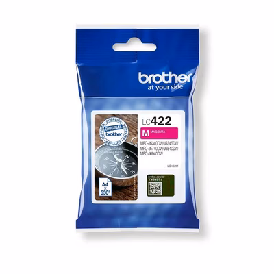 Immagine di Inkjet BROTHER LC422M magenta 550 copie