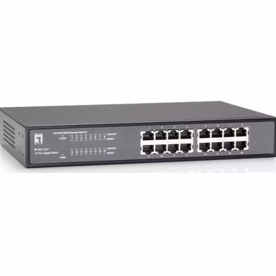 Immagine di Switch LEVEL ONE LEVELONE GEU-1621 - SWITCH 16-PORTE GIGABIT GEU-1621