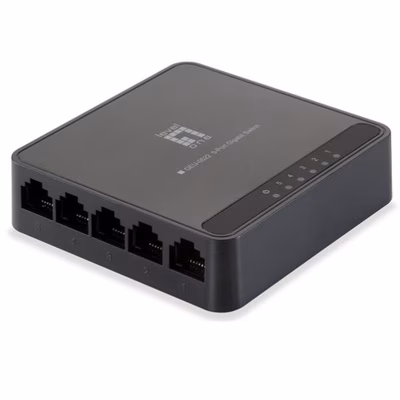 Immagine di Switch LEVEL ONE LEVELONE GEU-0522 - SWITCH 5-PORTE GIGABIT GEU-0522