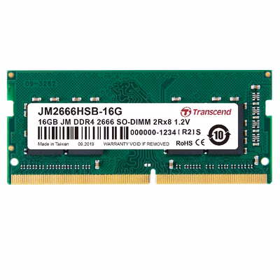 Immagine di Modulo di memoria so-dimm 16GB ddr4 tft 2.666 mhz TRANSCEND JM2666HSB-16G