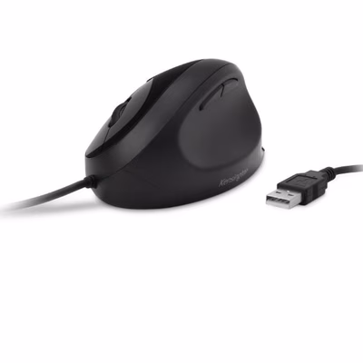 Immagine di Mouse con cavo KENSINGTON Pro Fit Ergo nero
