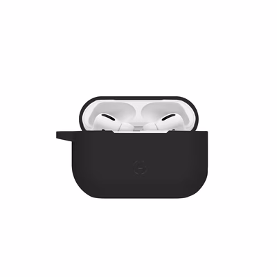 Immagine di Cover silicone nero CELLY AIRCASE - AIRPODS PRO Case FEELING AIRCASE3BK
