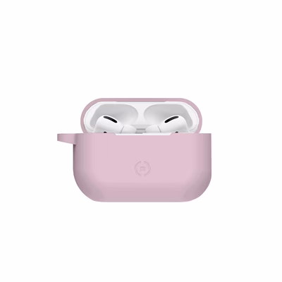 Immagine di Cover silicone rosa CELLY AIRCASE - AIRPODS PRO Case FEELING AIRCASE3PK