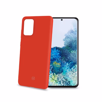 Immagine di Cover silicone rosso CELLY FEELING - Samsung Galaxy S20+ FEELING990RD