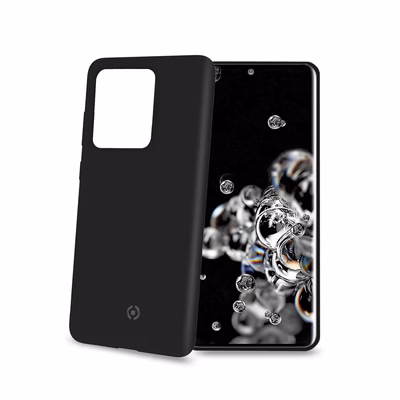 Immagine di Cover silicone nero CELLY FEELING - Samsung Galaxy S20 Ultra FEELING991BK