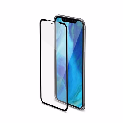 Immagine di Cover vetro temperato CELLY FULLGLASS - Apple iPhone XS Max FULLGLASS999BK