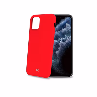 Immagine di Cover silicone rosso CELLY FEELING - Apple iPhone 11 Pro FEELING1000RD