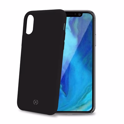 Immagine di Cover silicone nero CELLY FEELING - Apple iPhone XS Max FEELING999BK