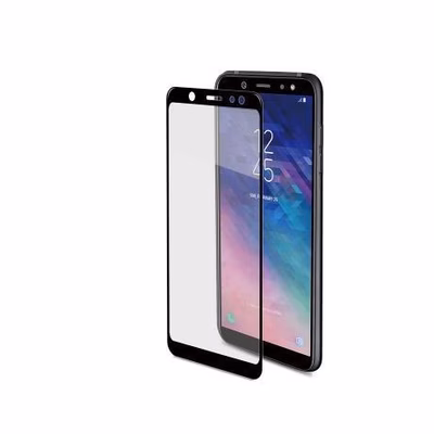 Immagine di Cover vetro temperato CELLY FULLGLASS - Samsung Galaxy A6+ 2018 FULLGLASS738BK