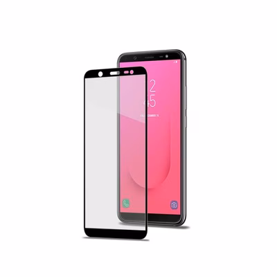 Immagine di Cover vetro temperato CELLY FULLGLASS - Samsung Galaxy J8 2018 FULLGLASS759BK