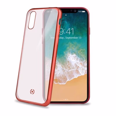 Immagine di Cover tpu rosso CELLY LASER MATT - Apple iPhone XS Max LASERMATT999RD