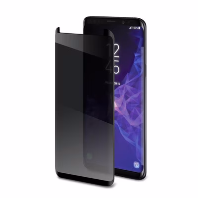Immagine di Cover vetro temperato CELLY PRIVACY 3D GLASS - Samsung Galaxy S9+ PRIVACY3D791BK