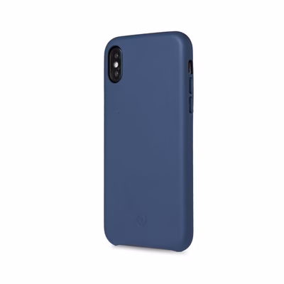 Immagine di Cover similpelle blu CELLY SUPERIOR - Apple iPhone XS Max SUPERIOR999BL