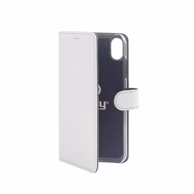 Immagine di Cover similpelle bianco CELLY WALLY - Apple iPhone XS Max WALLY999WH
