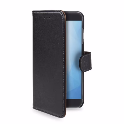 Immagine di Cover similpelle nero CELLY WALLY - Huawei Y5II WALLY584