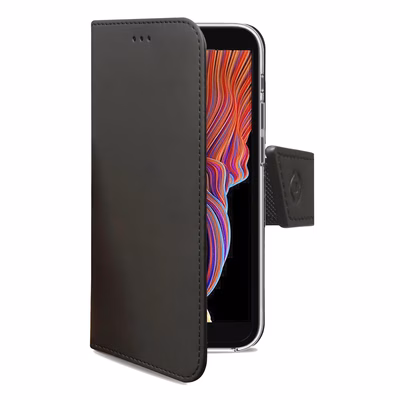 Immagine di Cover similpelle nero CELLY WALLY - Samsung Galaxy Xcover 5/ Galaxy Xcover 5 E WALLY960