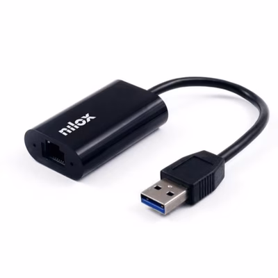 Immagine di Adattatore di rete NILOX NILOX TECH - Adattatore USB 3.2/RJ45 M/F NXADAP05