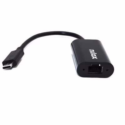 Immagine di Adattatore di rete NILOX NILOX TECH - Adattatore USB-C/RJ45 M/F NXADAP06