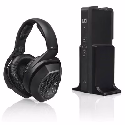 Immagine di Cuffie senza filo Nero SENNHEISER RS175 Cuffia Wireless, Tecnologia Digitale RS175U