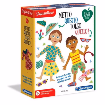 Immagine di Giochi educativi CLEMENTONI METTO QUESTO, TOLGO QUELLO! 16129
