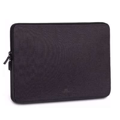 Immagine di Macbook air 13 poliestere nero RIVACASE Custodia sleeve ECO Notebook 13.3" nera 7703BLACK