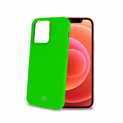 Immagine di Cover tpu verde CELLY CROMO FLUO - Apple iPhone 13 Pro CROMO1008GNF