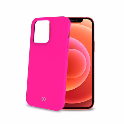 Immagine di Cover tpu rosa CELLY CROMO FLUO - Apple iPhone 13 Pro CROMO1008PKF
